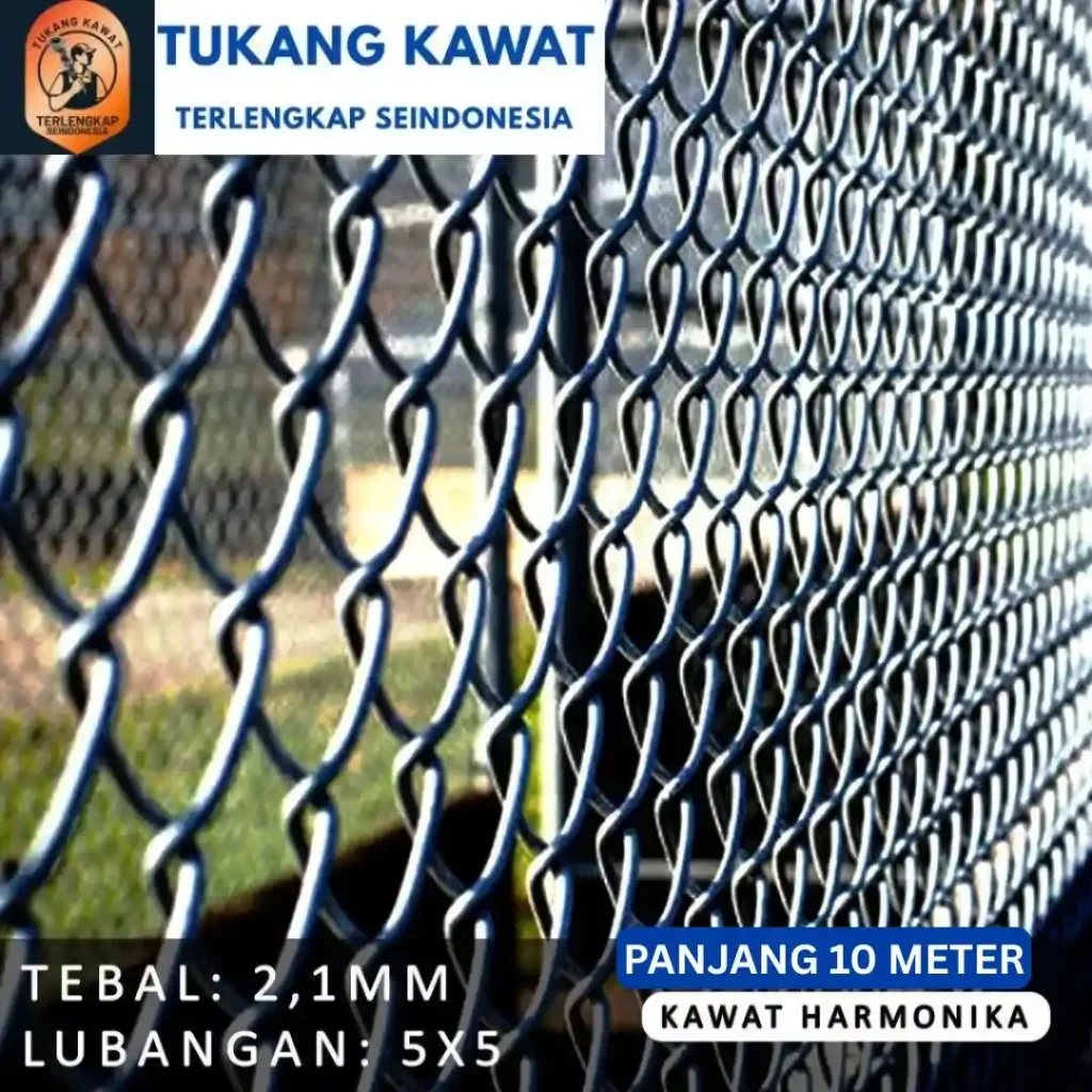 Pabrik Kawat Harmonika panjang 10 meter