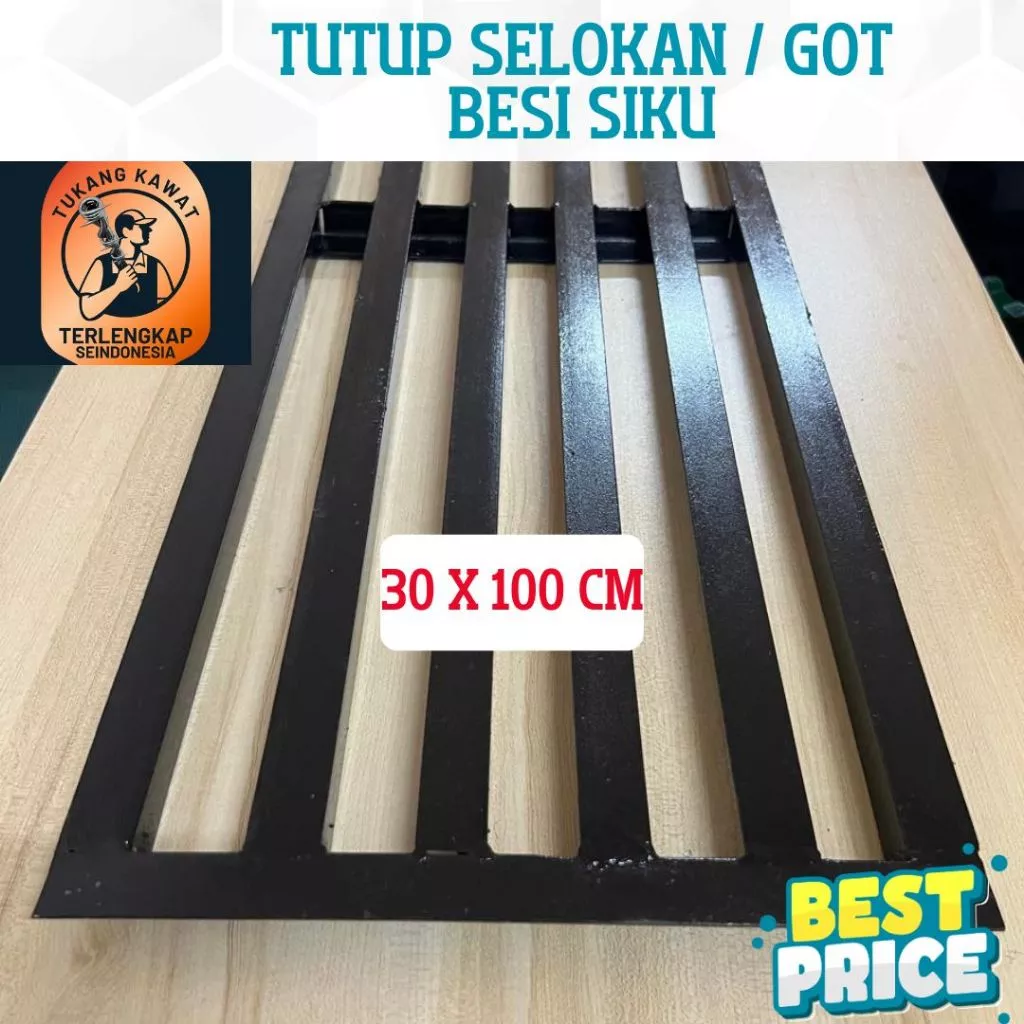 Pabrik tutup selokan besi siku