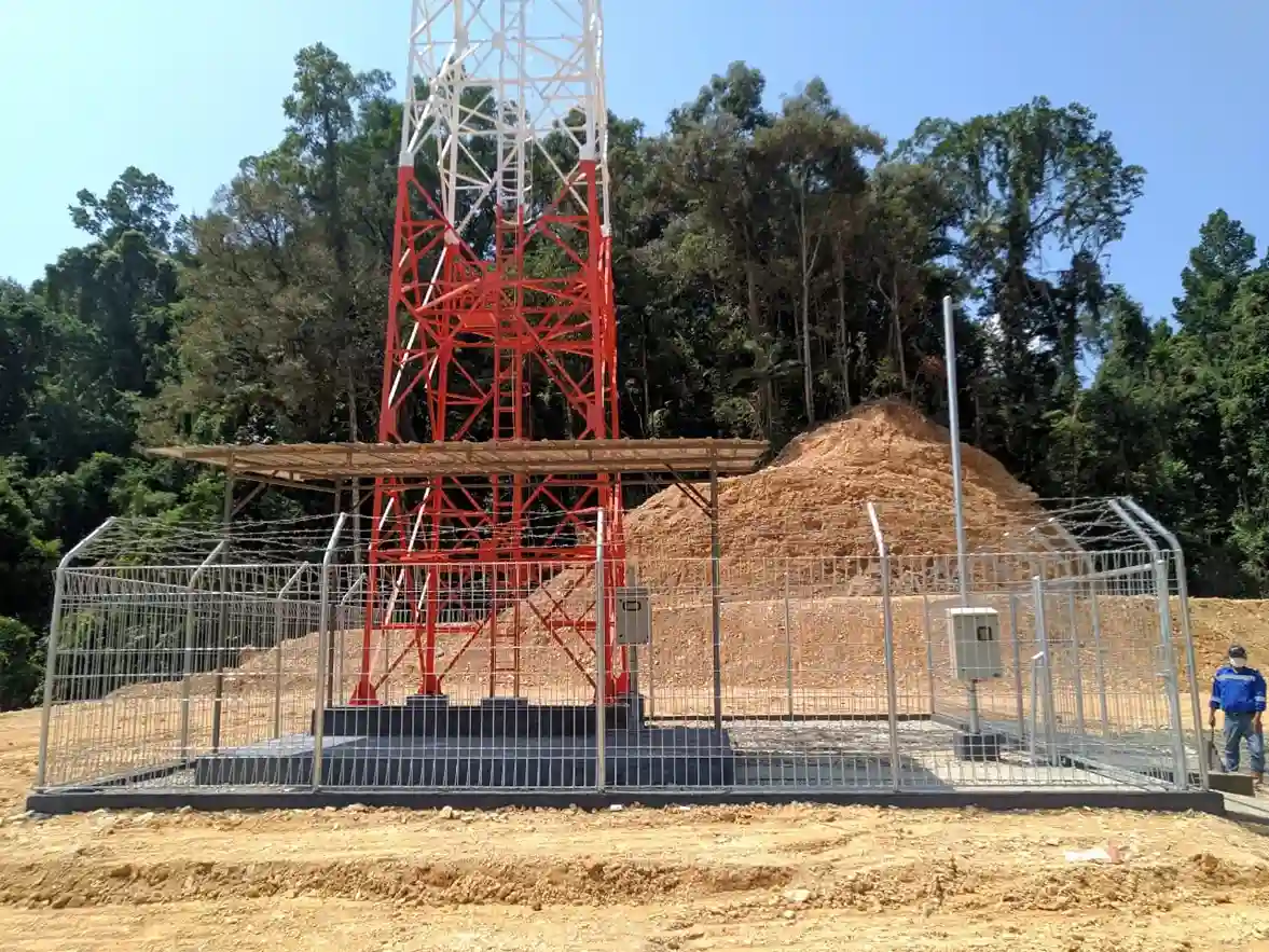 Pabrikasi pagar tower bts