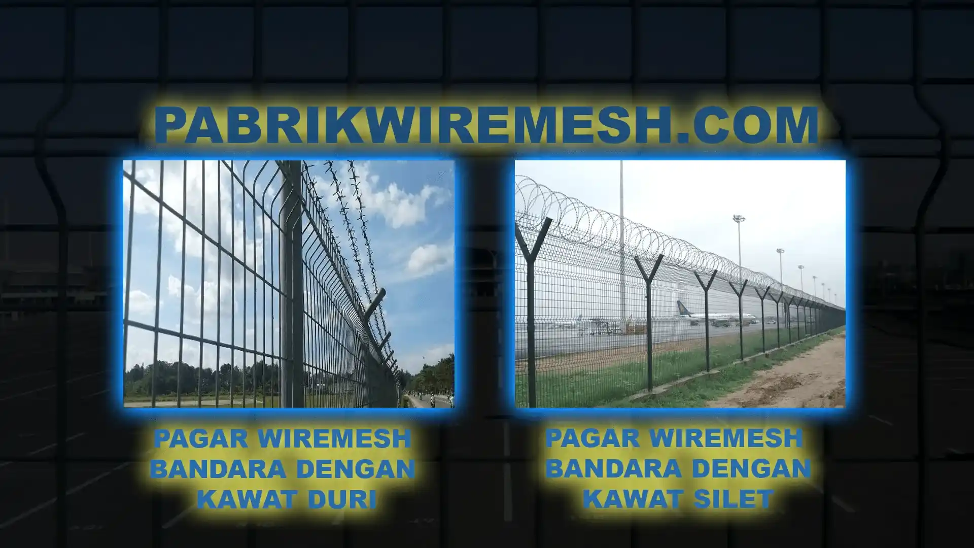 jual pagar wiremesh bandara