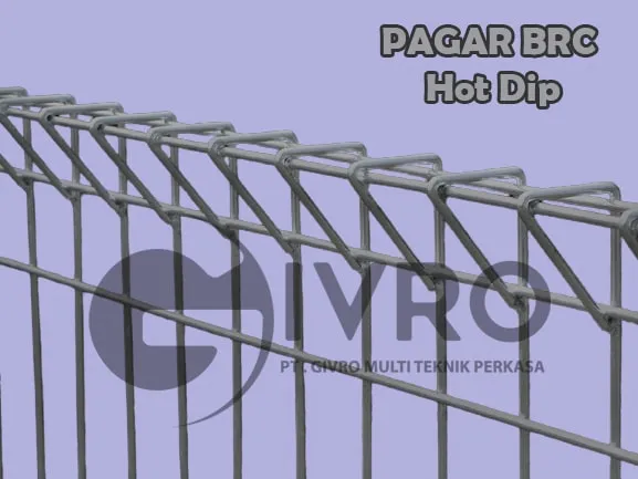 pabrik pagar brc hot dip galvanis