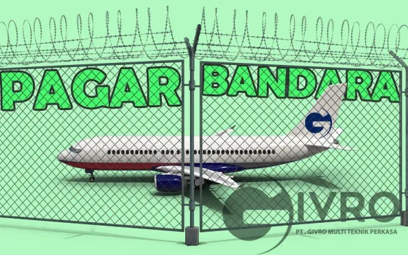 pagar harmonika bandara
