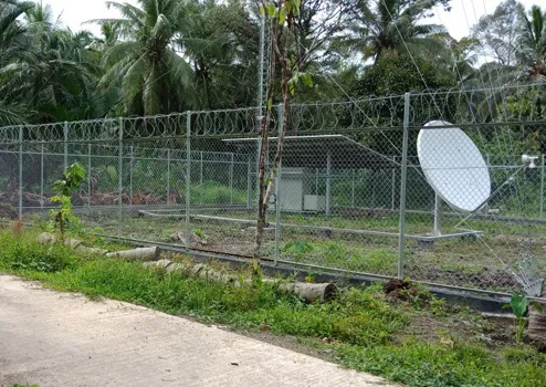 pagar tower bts pabrikasi
